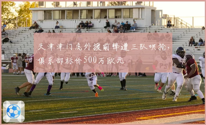 天津津门虎外援前锋遭三队哄抢，俱乐部标价500万欧元